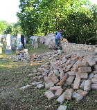 Rekonstrukce hřbitovní zdi